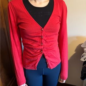 Light weight sweater, button up